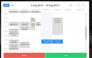 vyte.in sync calendar time picker