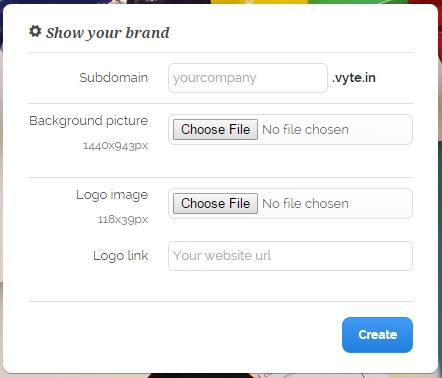 vyte_in_Show_your_brand_settings
